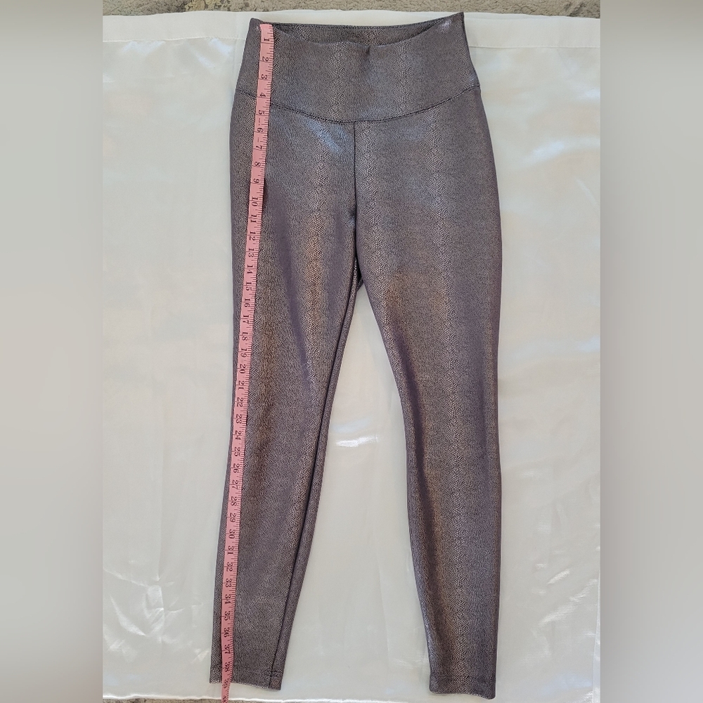WHBM Run Way  Shimmering Gray Leggings